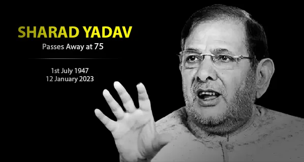 Former Union Minister Sharad Yadav passed away, many leaders including PM Modi expressed grief