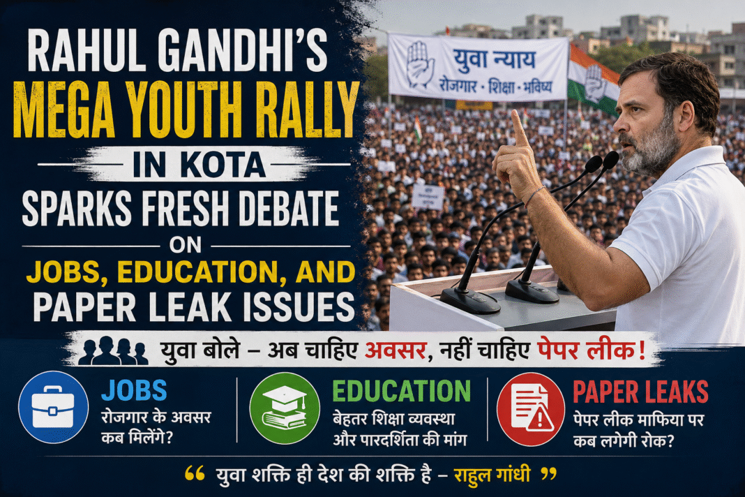 Rahul Gandhi's Mega Youth Rally in Kota