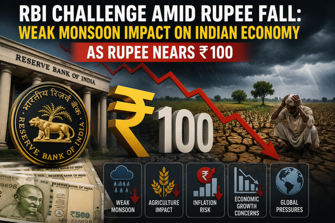 Indian Economy as Rupee Nears ₹100