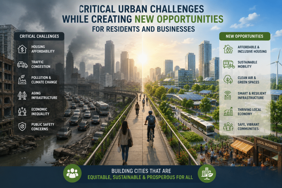 ritical urban challenges while creating new opportunities