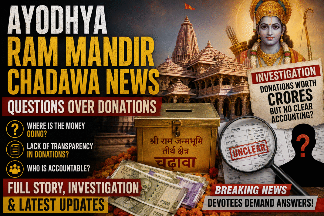 Ayodhya Ram Mandir Chadawa News: