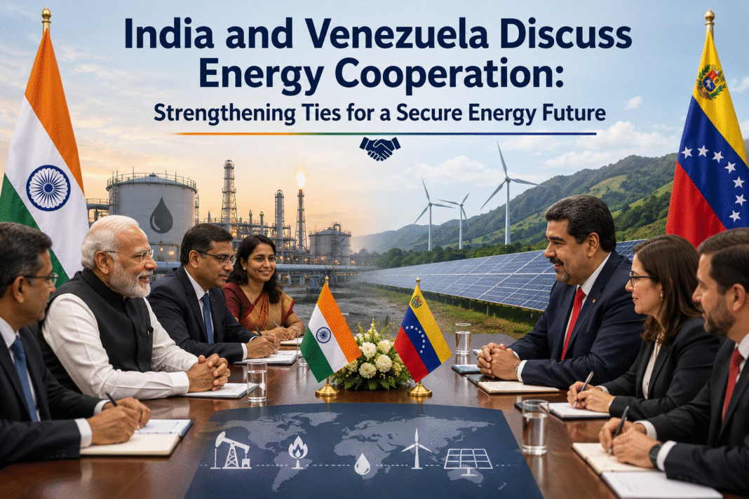 India and Venezuela Discuss Energy