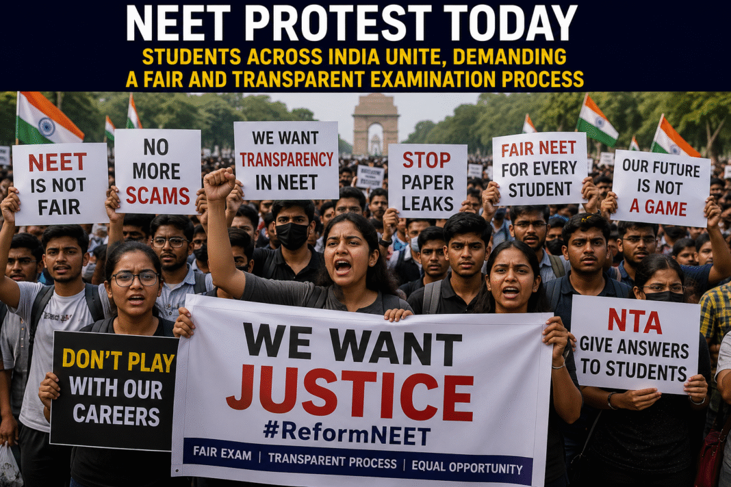 NEET Protest