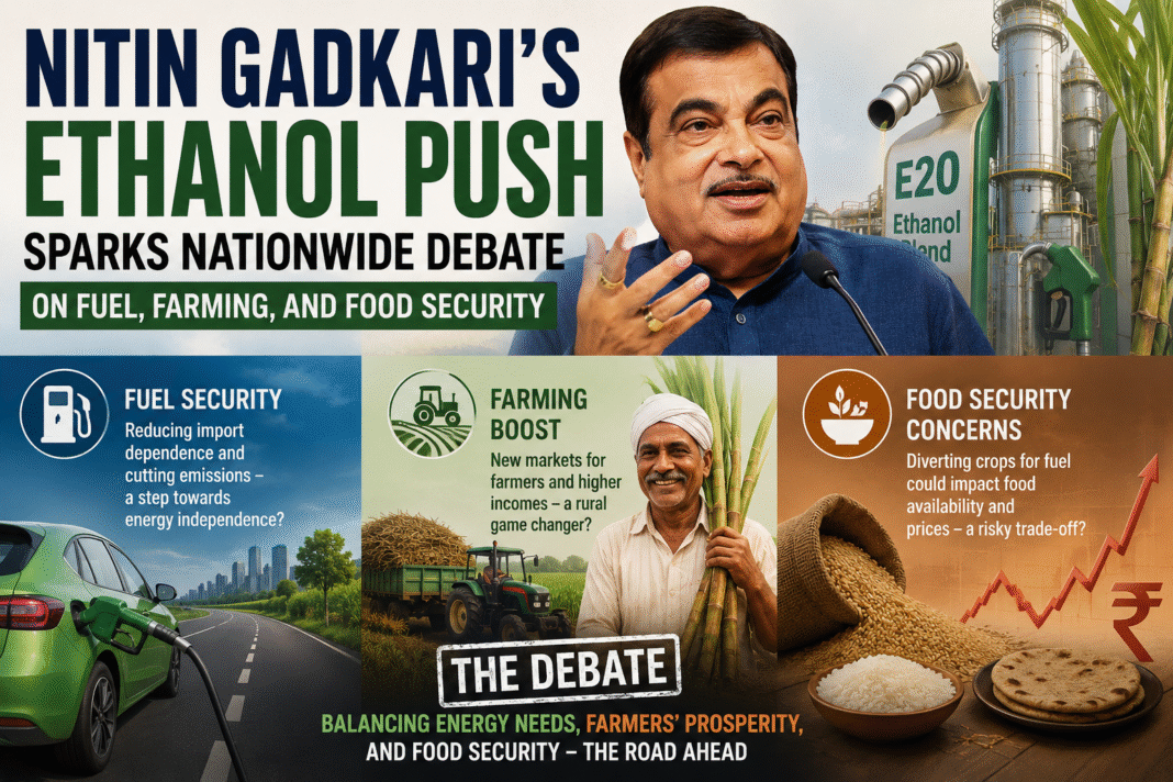 Nitin Gadkari's Ethanol Push