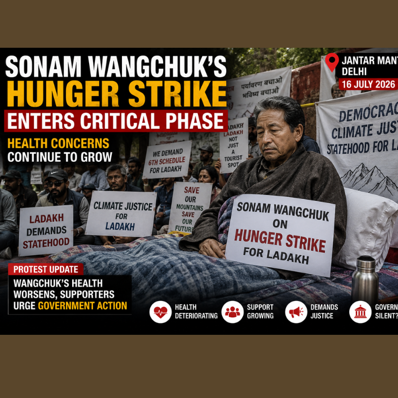 Sonam Wangchuk's Hunger Strike