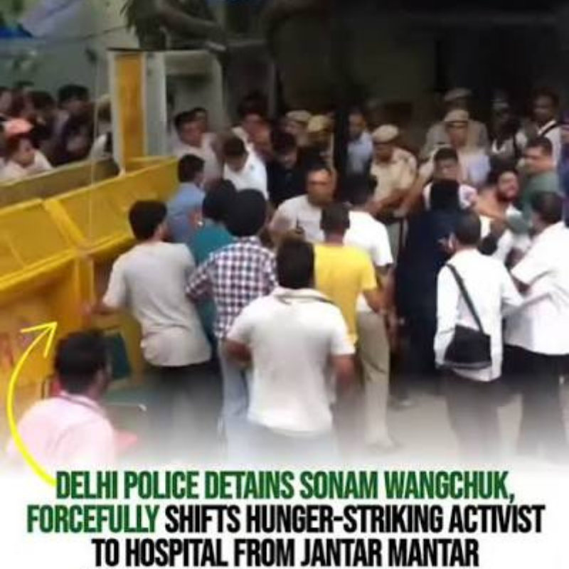 Police Detain Sonam Wangchuk