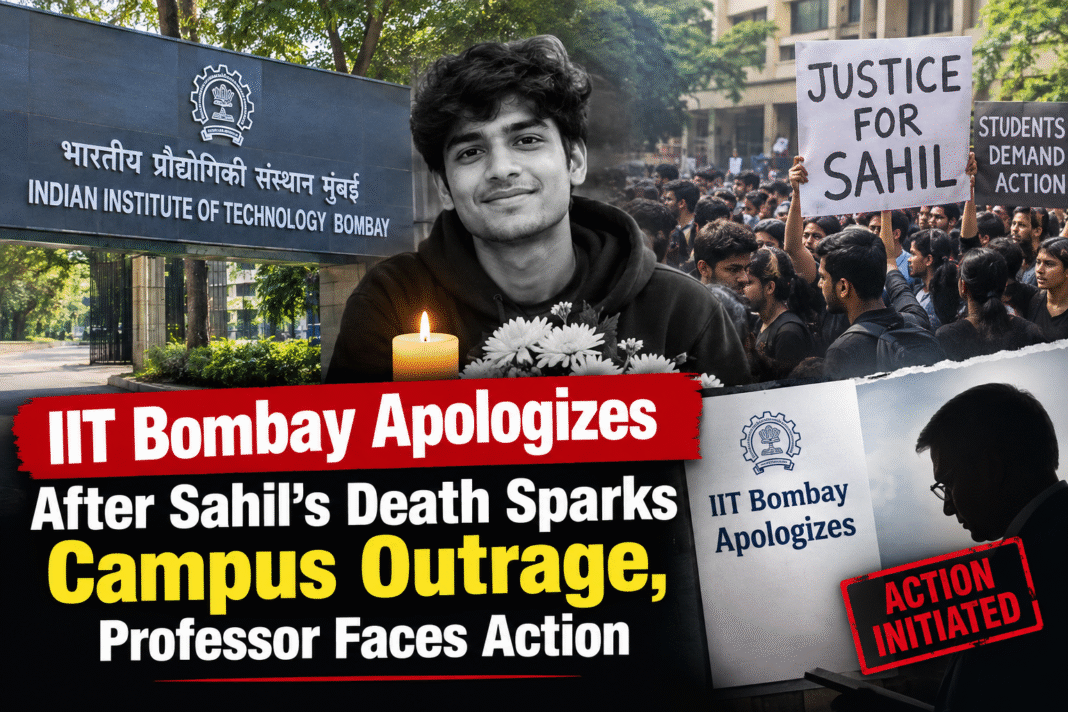 IIT Bombay Apologizes After Sahil’s Death Sparks Campus Outrage, Professor Faces Action