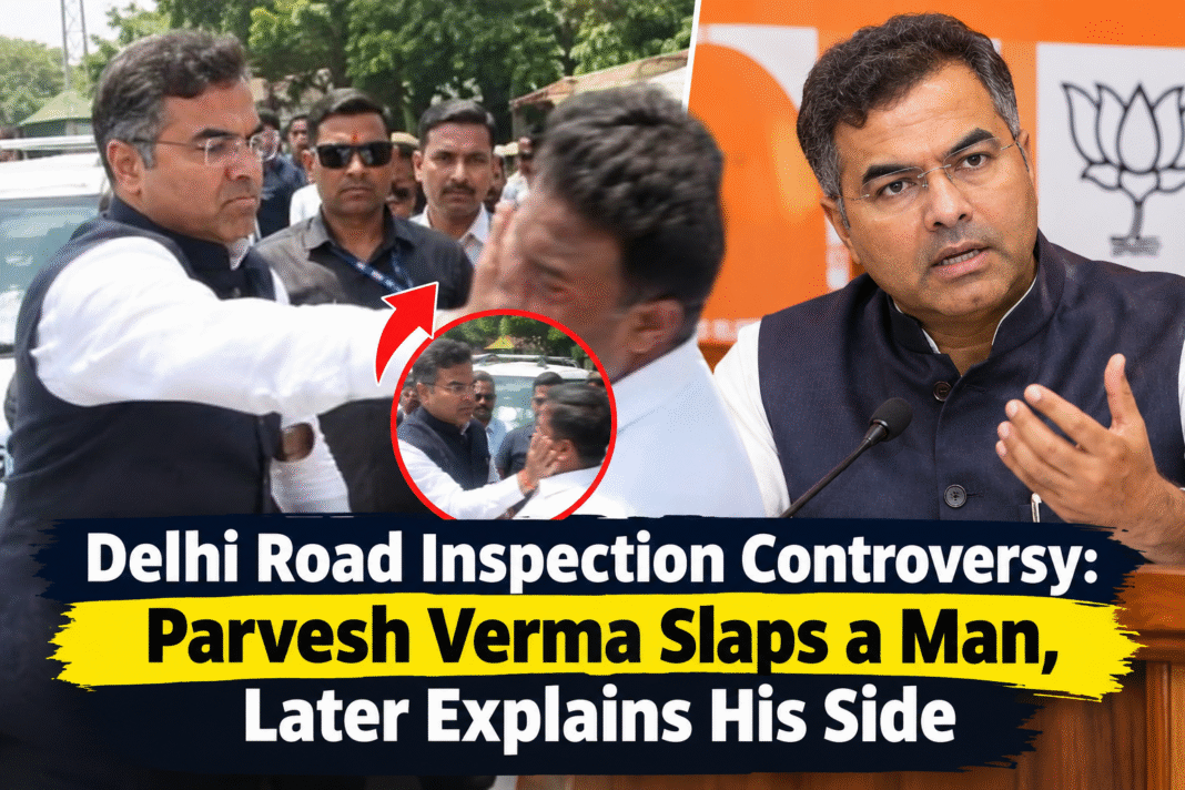 Delhi Road Inspection Controversy