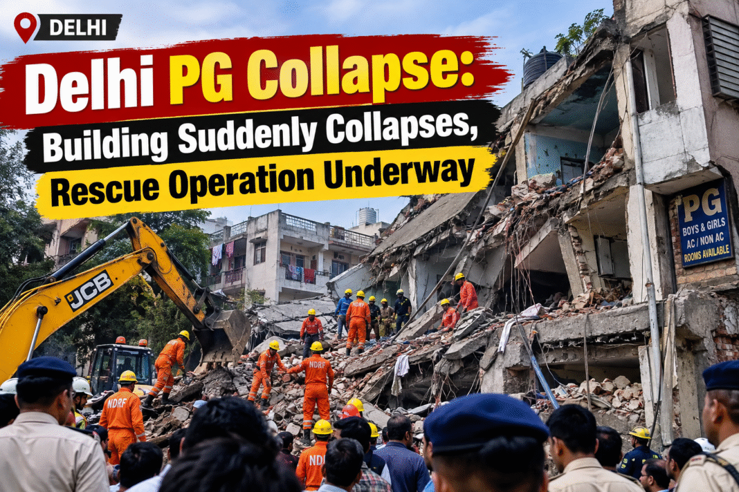 Delhi PG Collapse