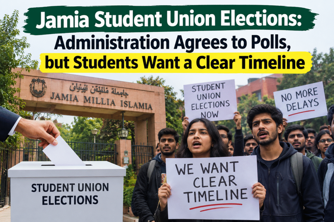 Jamia Student Union Elections: Administration Agrees to Polls, but Students Want a Clear Timeline